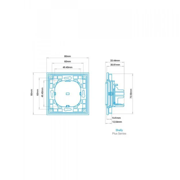 Shelly Wall Switch con 4 Botones. Pulsador Pared - Image 3